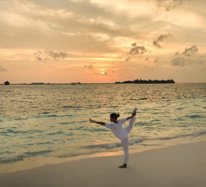 Yoga på Conrad Rangali Island på Maldiverne