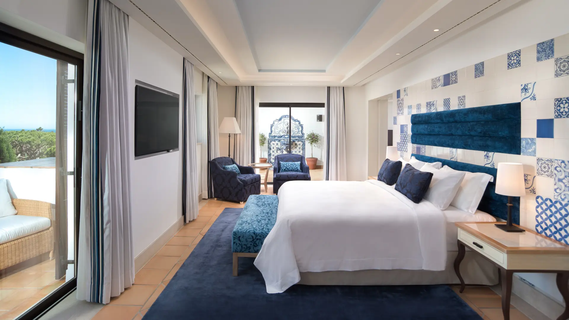 Soveværelse på Pine Cliffs Resort, Portugal