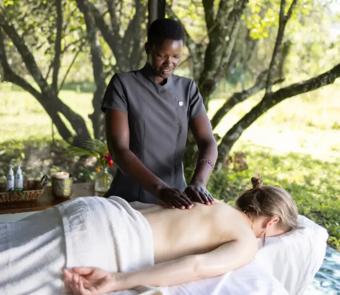 Massage på House in the wild i Kenya