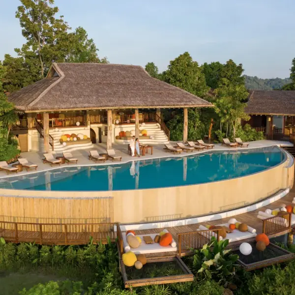 Morgenmad på Hiltop på Six Senses Yao Noi i Thailand