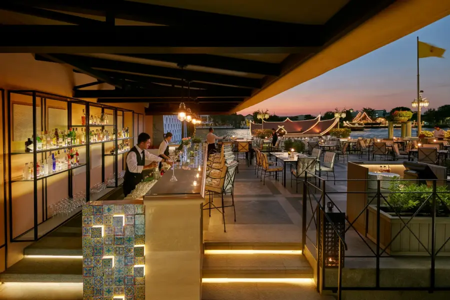 Ciao Terrazza på Mandarin Oriental Bangkok i Thailand