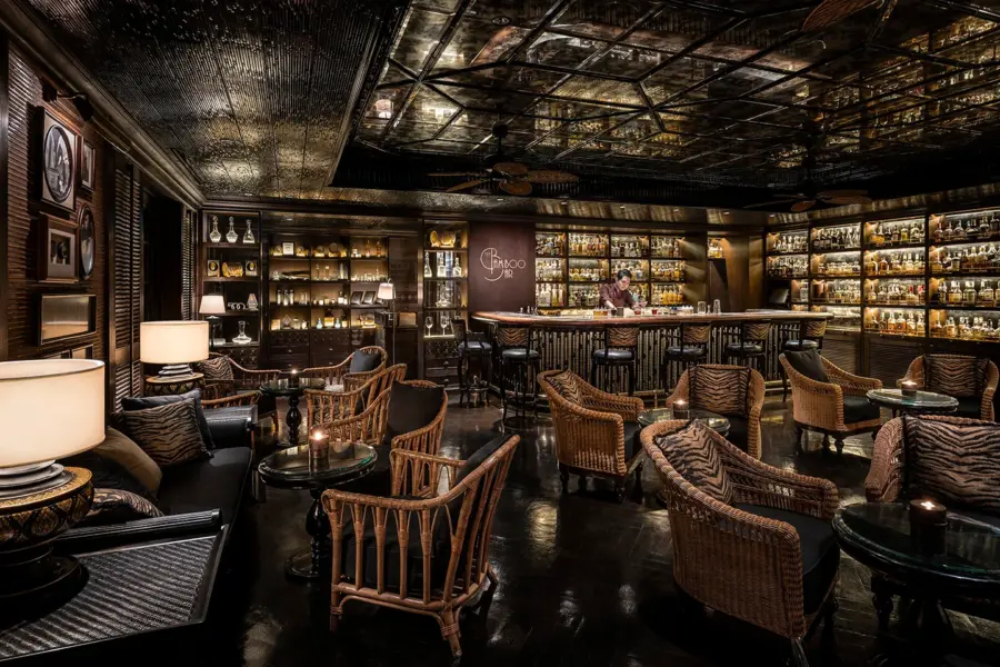 The Bamboo Bar på Mandarin Oriental Bangkok i Thailand
