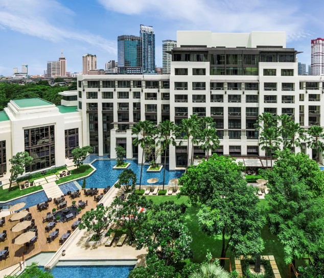 Pool på Siam Kempinski Bangkok i Thailand