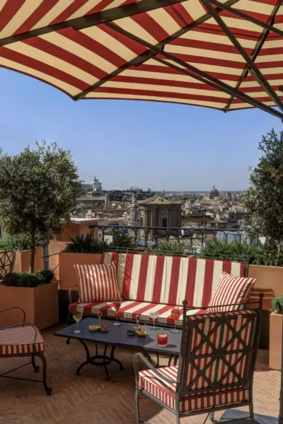 Hotel De La Ville restaurant Cielo, Italien