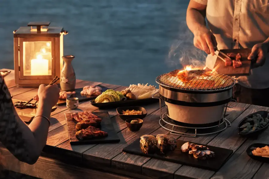 COMO Cocoa Yakiniku In Villa dining, Maldiverne