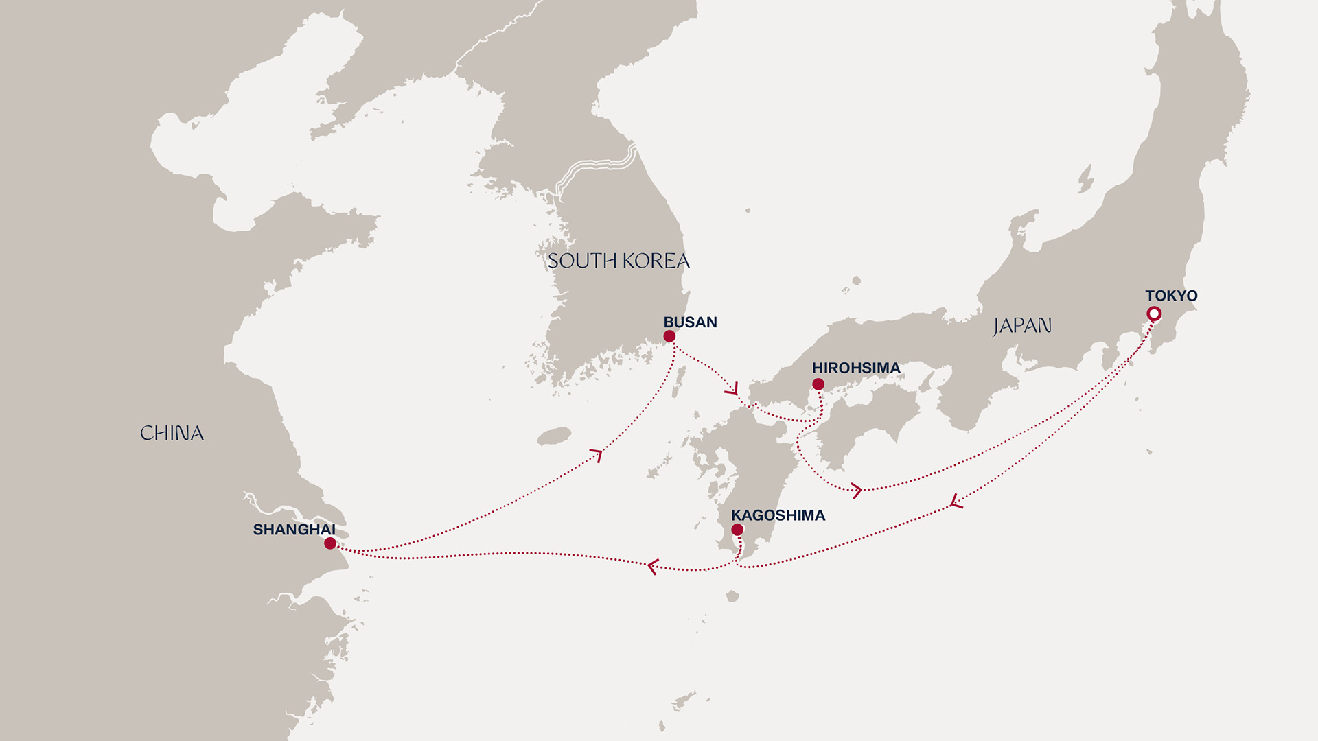 Ruten i Asien med Explora Journeys efterår 2027