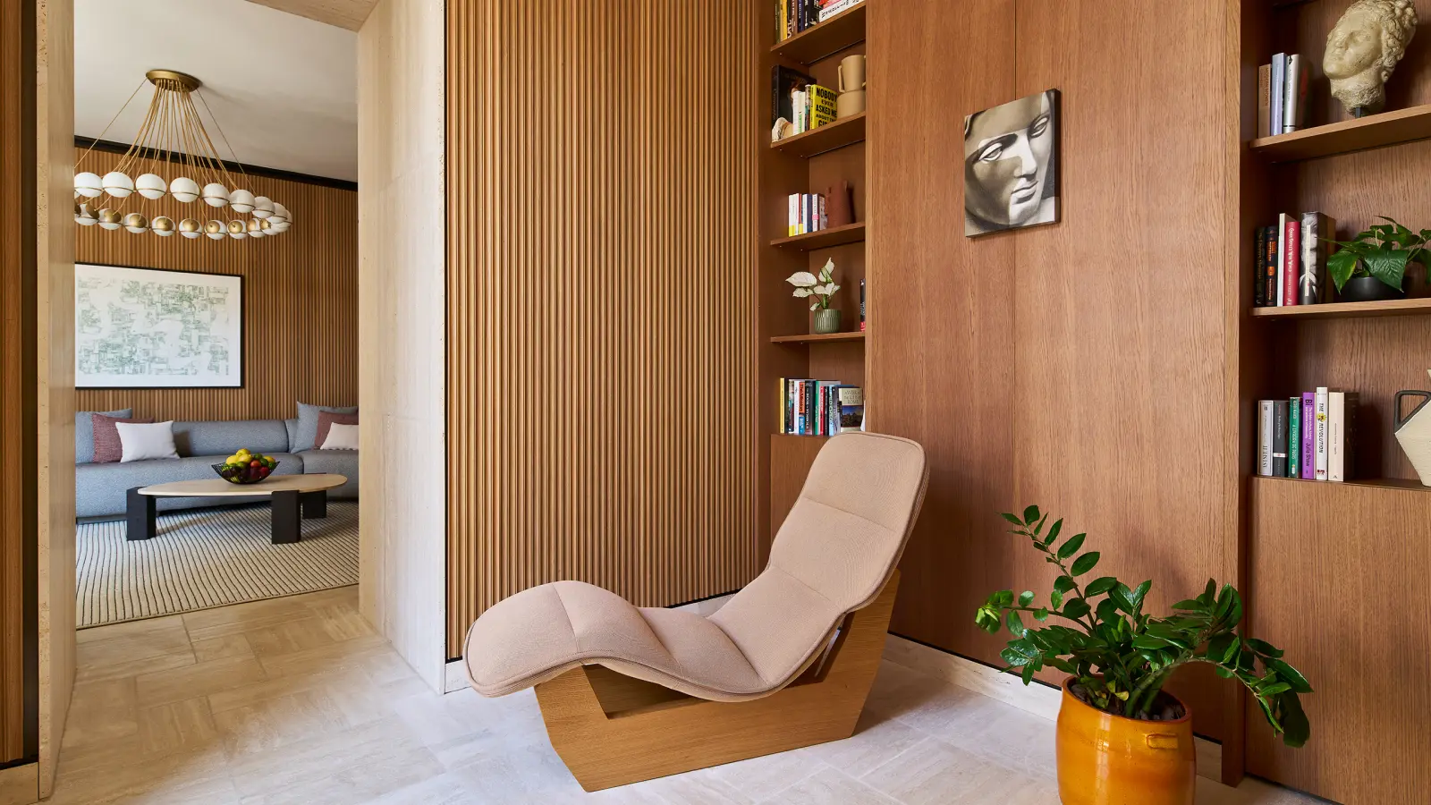 Mellini Suite bibliotek på Six Senses Rome i Rom, Itaien
