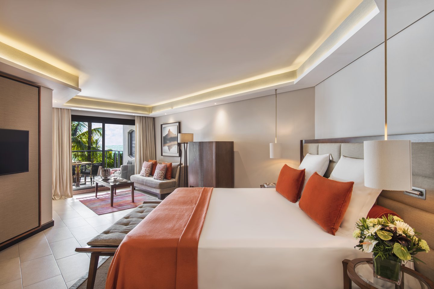 Junior Suite på Royal Palm Beachcomber Luxury, Mauritius