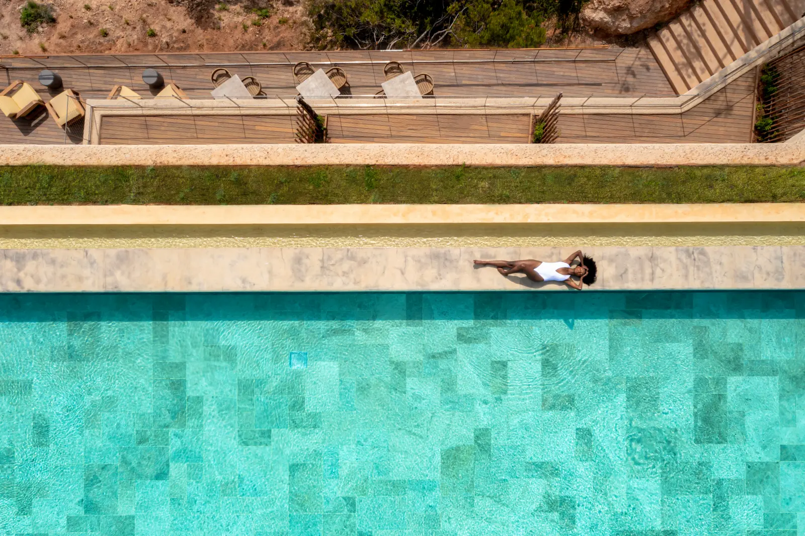 Swimming pool på Six Senses Ibiza, Spanien