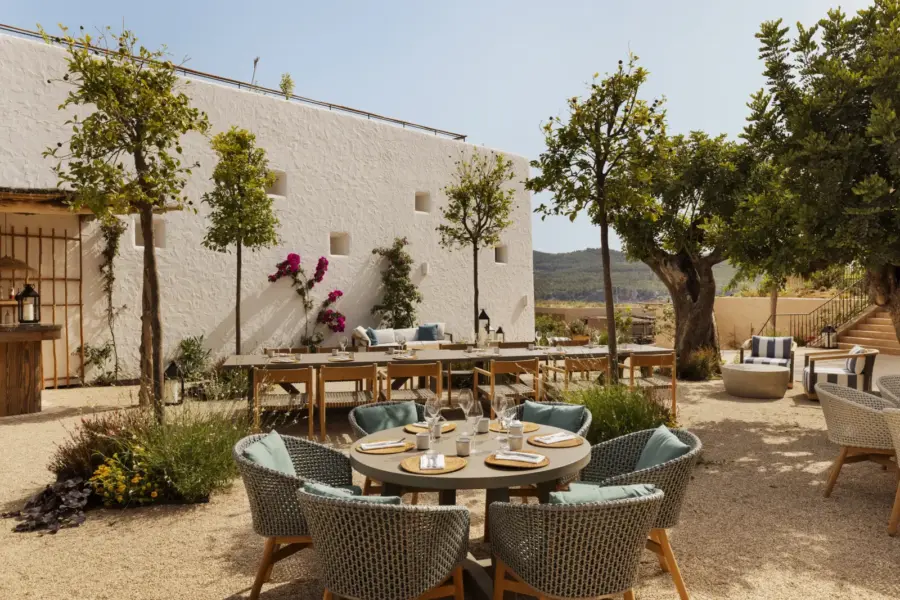 Restaurant The Orchard på Six Senses Ibiza, Spanien