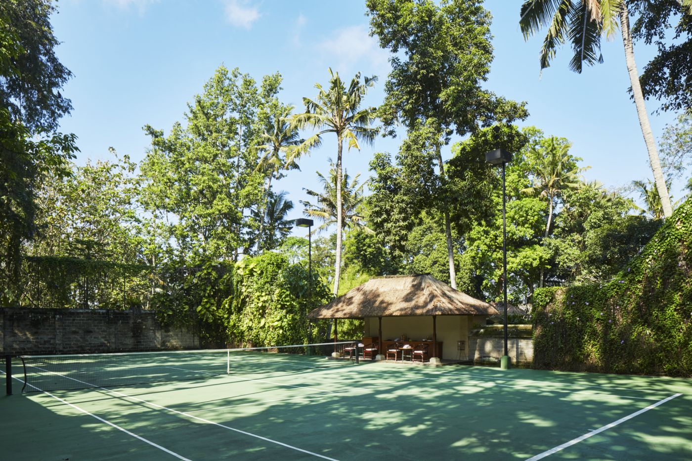 Tennisbane på Amandari, Bali