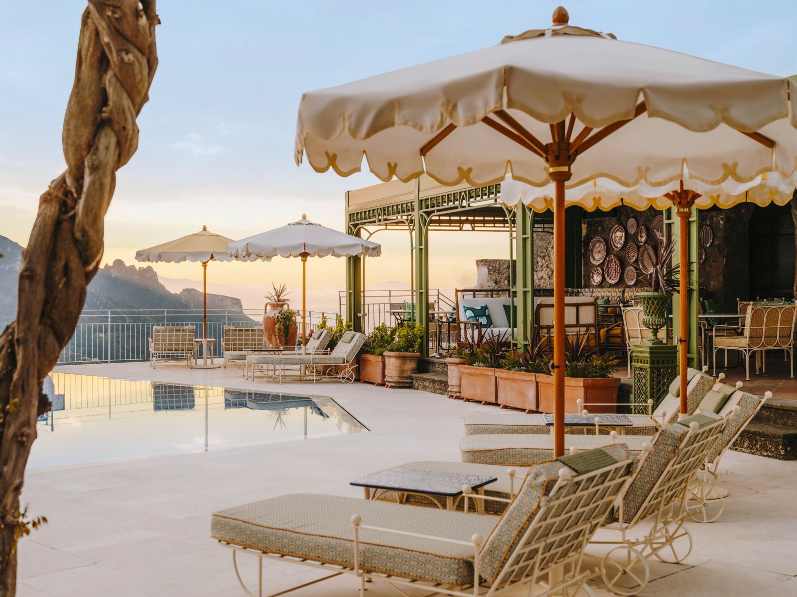 Poolbaren på Caruso, A Belmond Hotel, ltalien