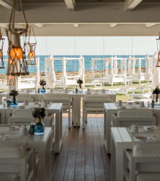 Cala Masciola - restaurant ved stranden, Borgo Egnazia, Italien