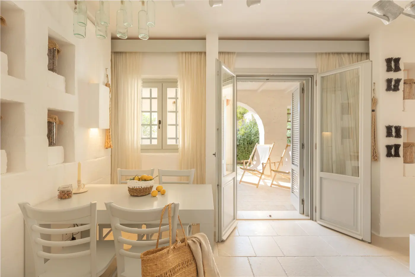 Casetta Splendida, familiesuite i Casetta-området på Borgo Egnazia. Puglia, Italien