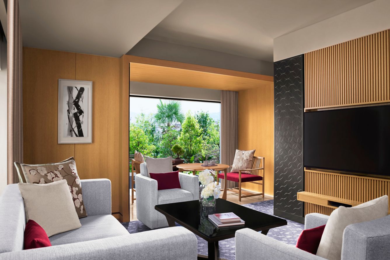 Corners Suite Kita på The Ritz-Carlton, Kyoto, Japan