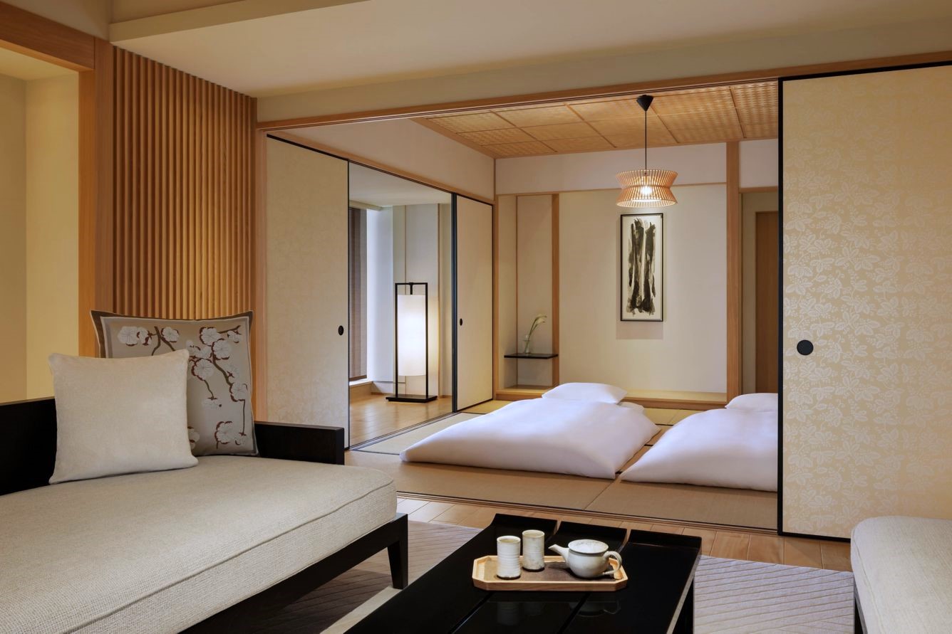 Corners Suite Tatami på The Ritz-Carlton, Kyoto, Japan