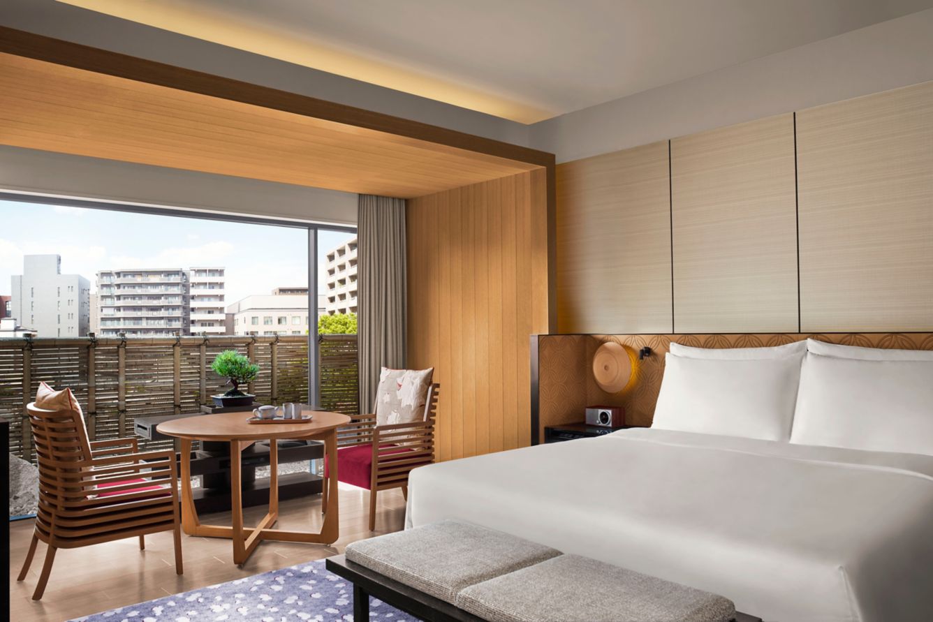 Deluxe Room på The Ritz-Carlton, Kyoto, Japan