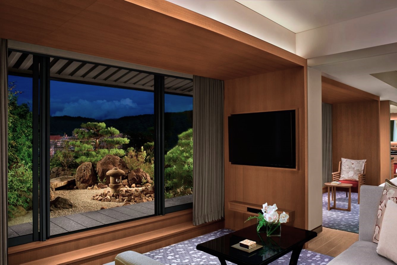 Garden Terrace Suite på The Ritz-Carlton, Kyoto, Japan