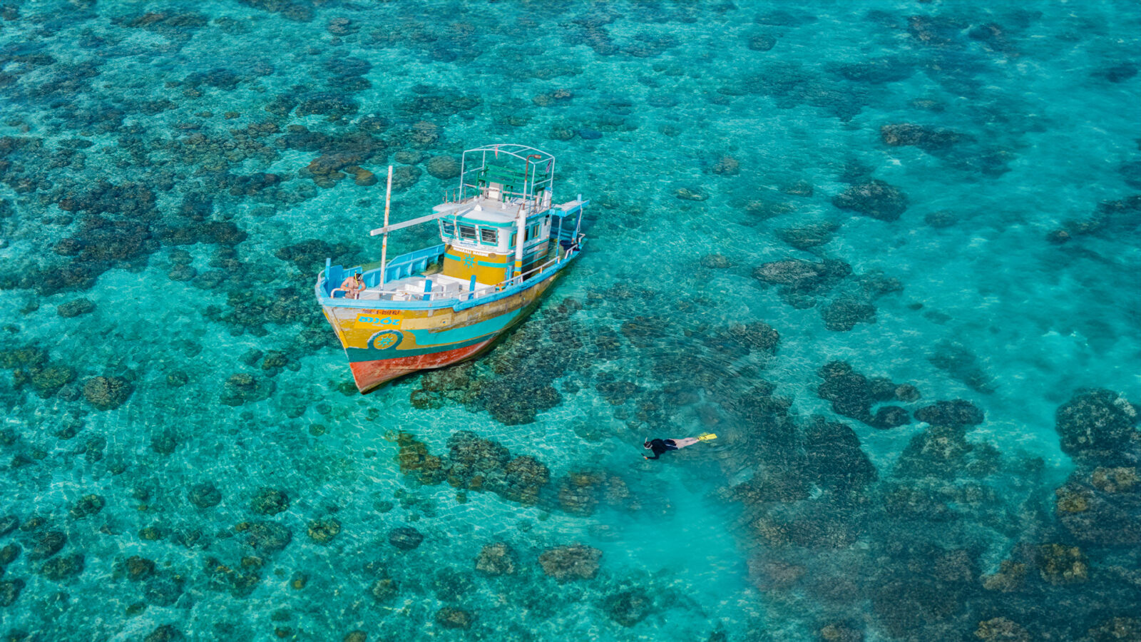 Tag ud og snorkle eller dyk på Soneva Secret, Maldiverne