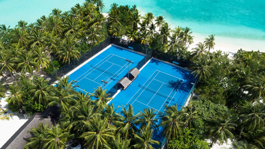 Tennisbaner på One&Only Reethi Rah, Maldiverne