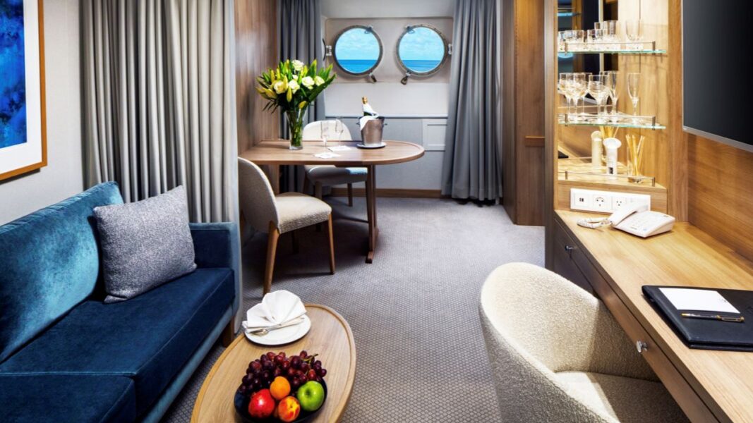 Commodore Suite ombord på SeaDream Yacht Club