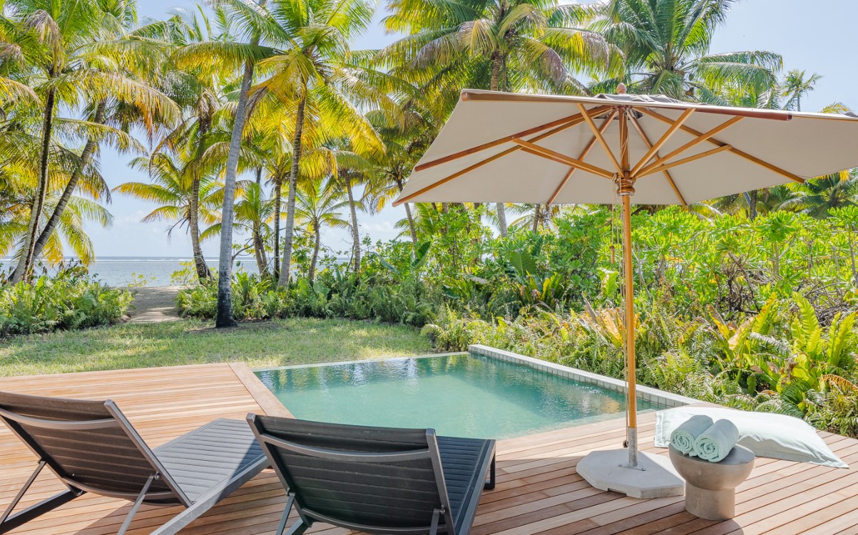 Beach Villa med plunge pool på Alphonse Island, Seychellerne
