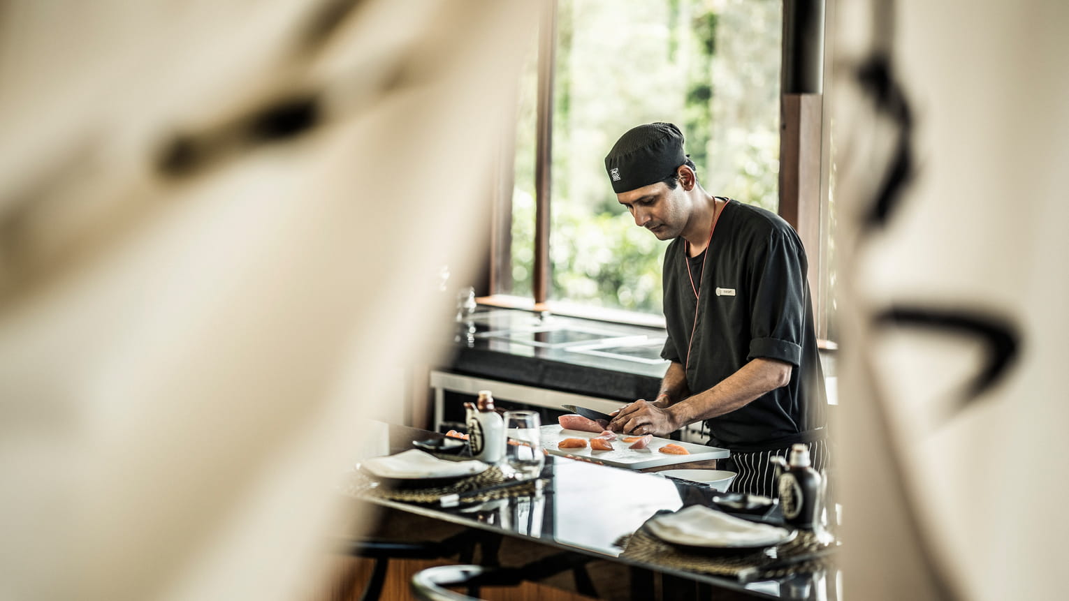 Restaurant Koi på Four Seasons Resort Seychelles, Seychellerne