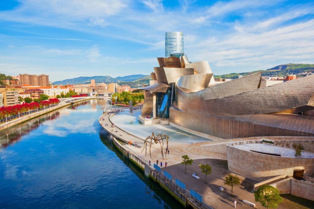The Guggenheim Museum i Bilbao, Spanien