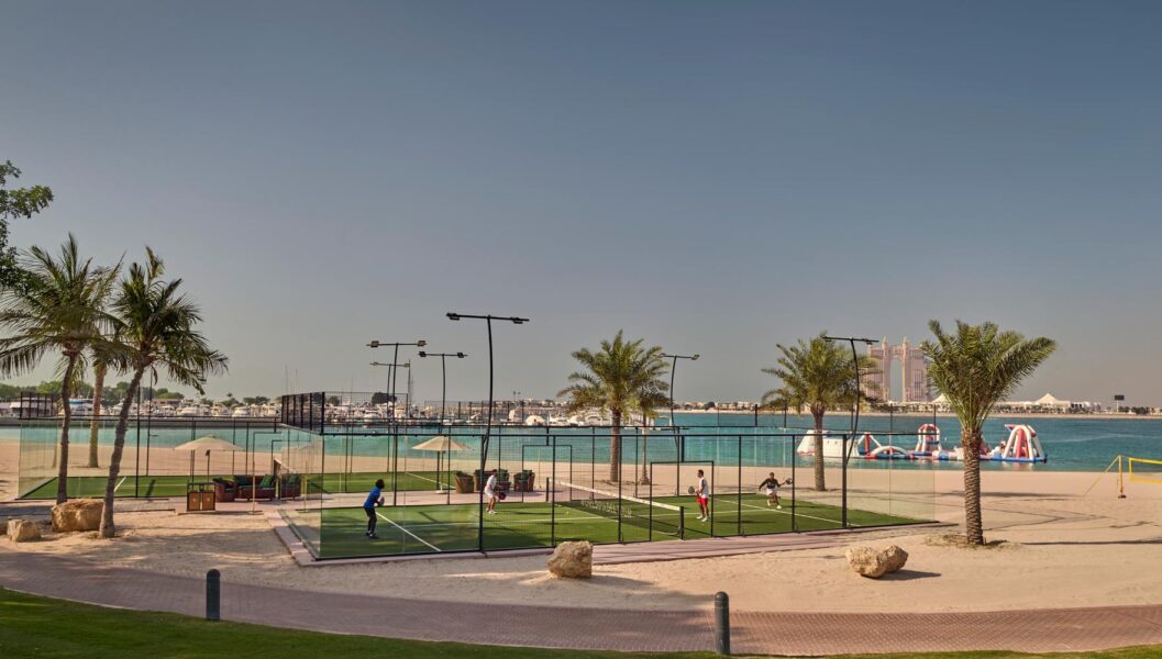 Padelbaner på Emirates Palace Mandarin Oriental, Abu Dhabi