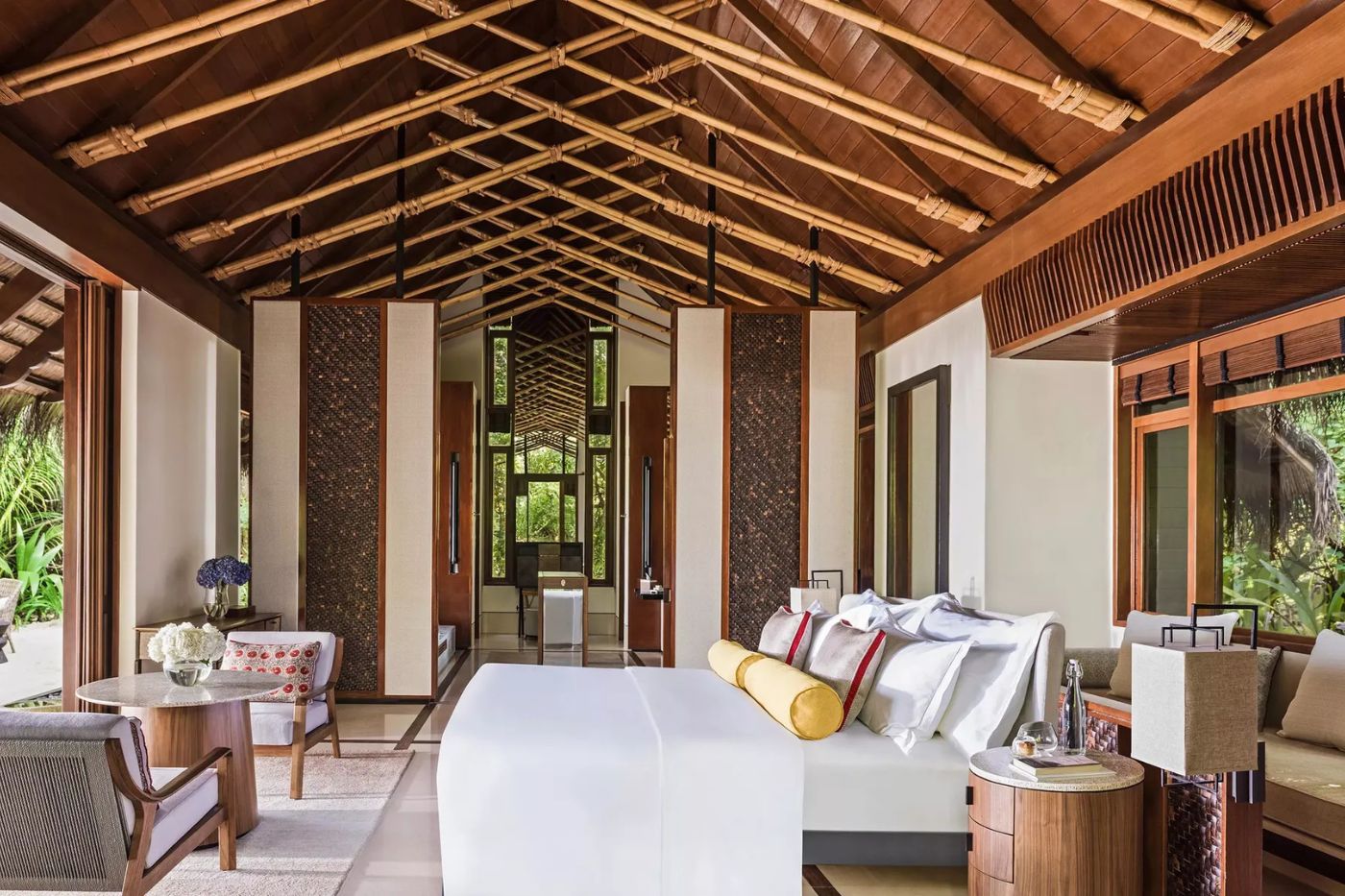 Beach Villa på One&Only Reethi Rah på Maldiverne