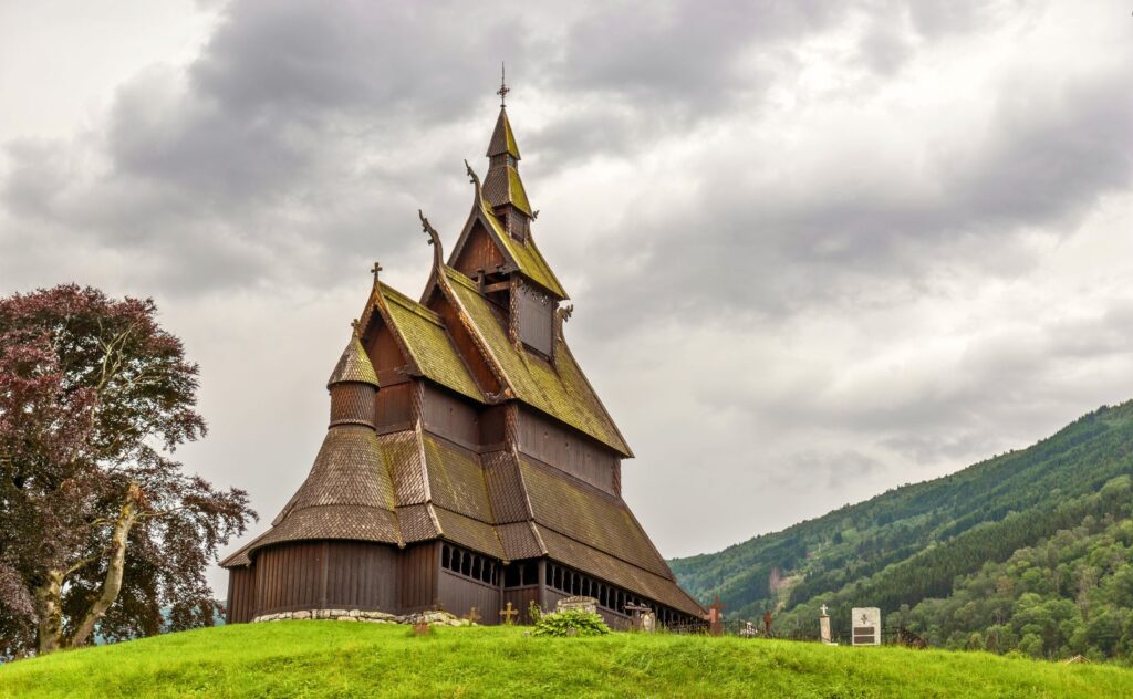 Stavkirke i Vik, Norge