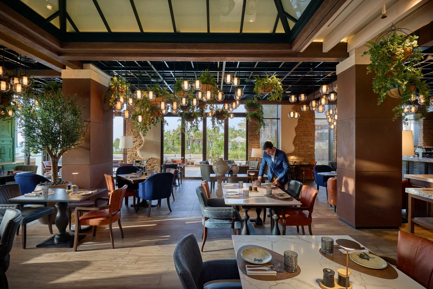 Restauranten Essenza på Mandarin Oriental, Muscat, Oman