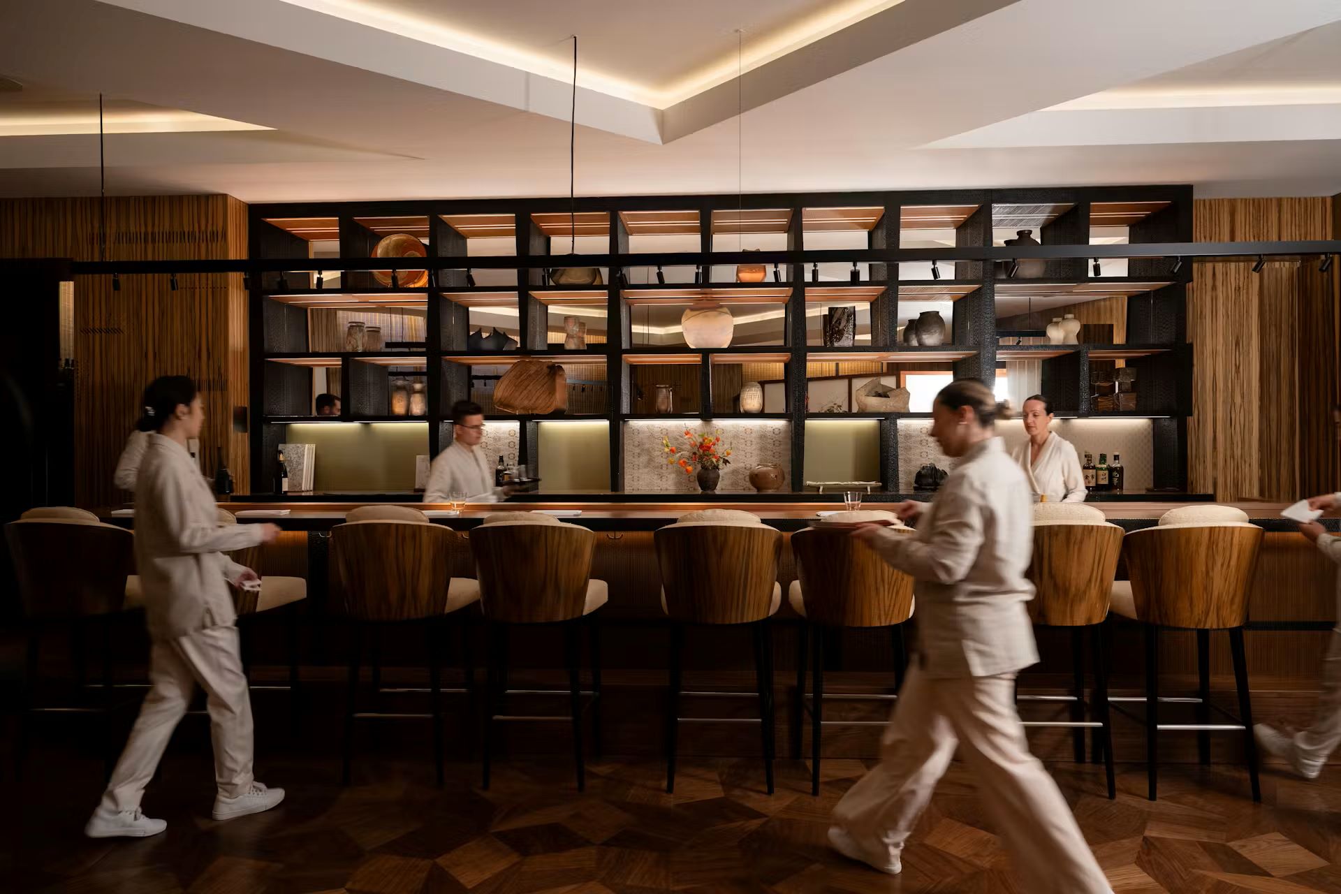Michelin restauranten Hakuba på Cheval Blanc Paris, Frankrig