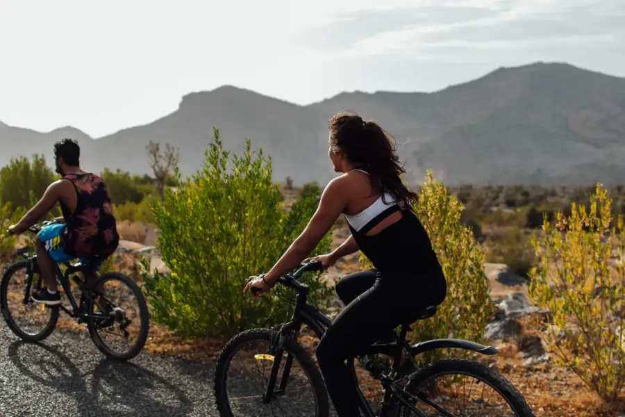 Mountain bike ture på Alila Jabal Akhdar, Oman