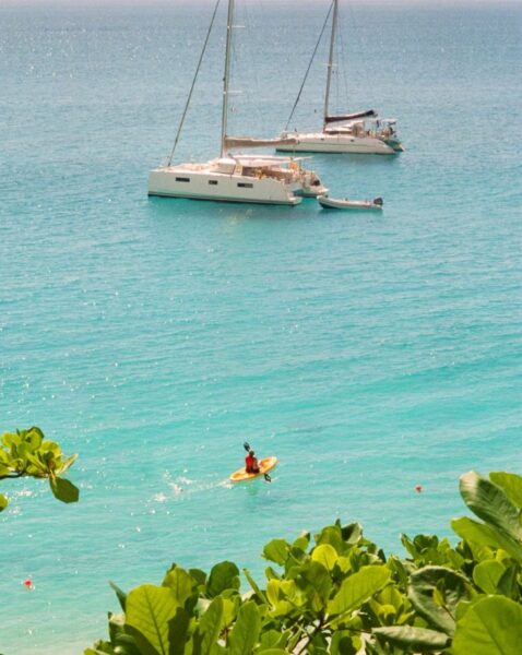 Sejl i kajak på La Samanna, A Belmond Hotel, St Martin, Caribien