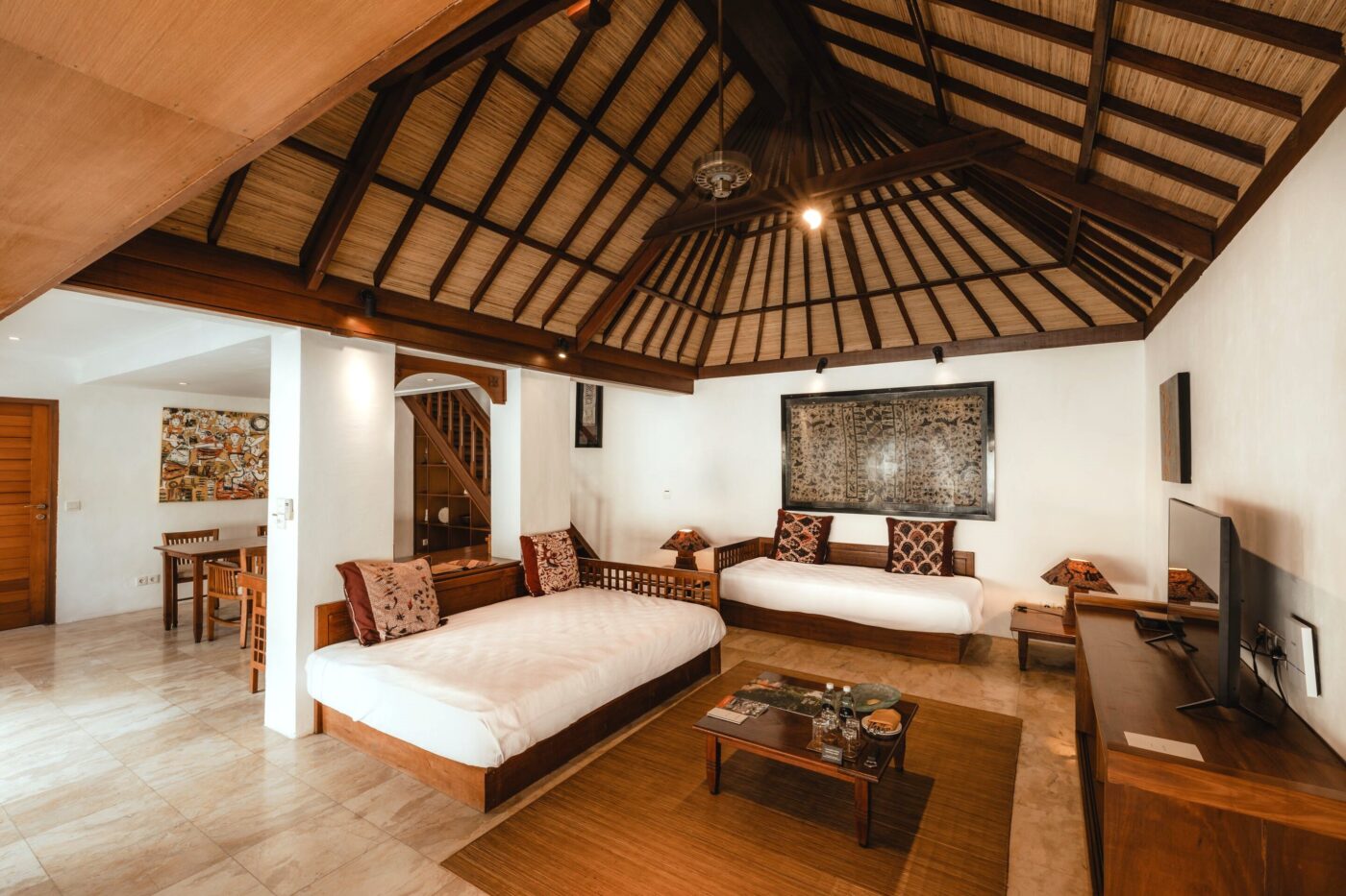 Stue i villa på Jimbaran Puri, A Belmond Hotel på Bali