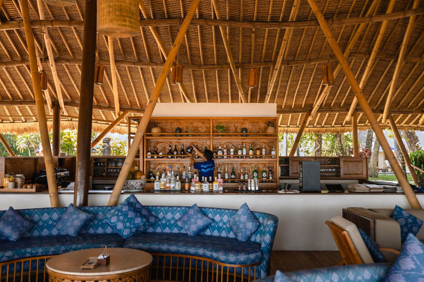 Bar Lounge på Jimbaran Puri, A Belmond Hotel på Bali
