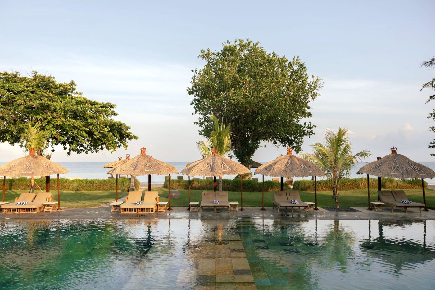 Poolen på Jimbaran Puri, A Belmond Hotel på Bali
