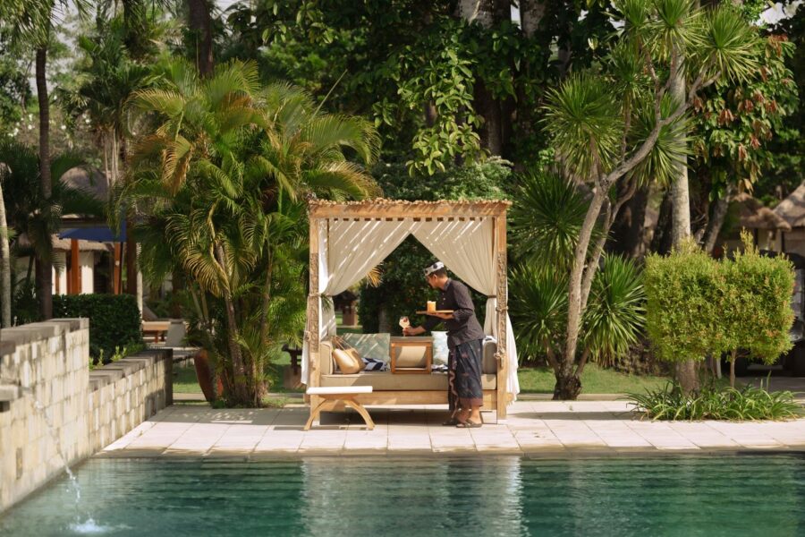 Bliv forkælet på Jimbaran Puri, A Belmond Hotel på Bali