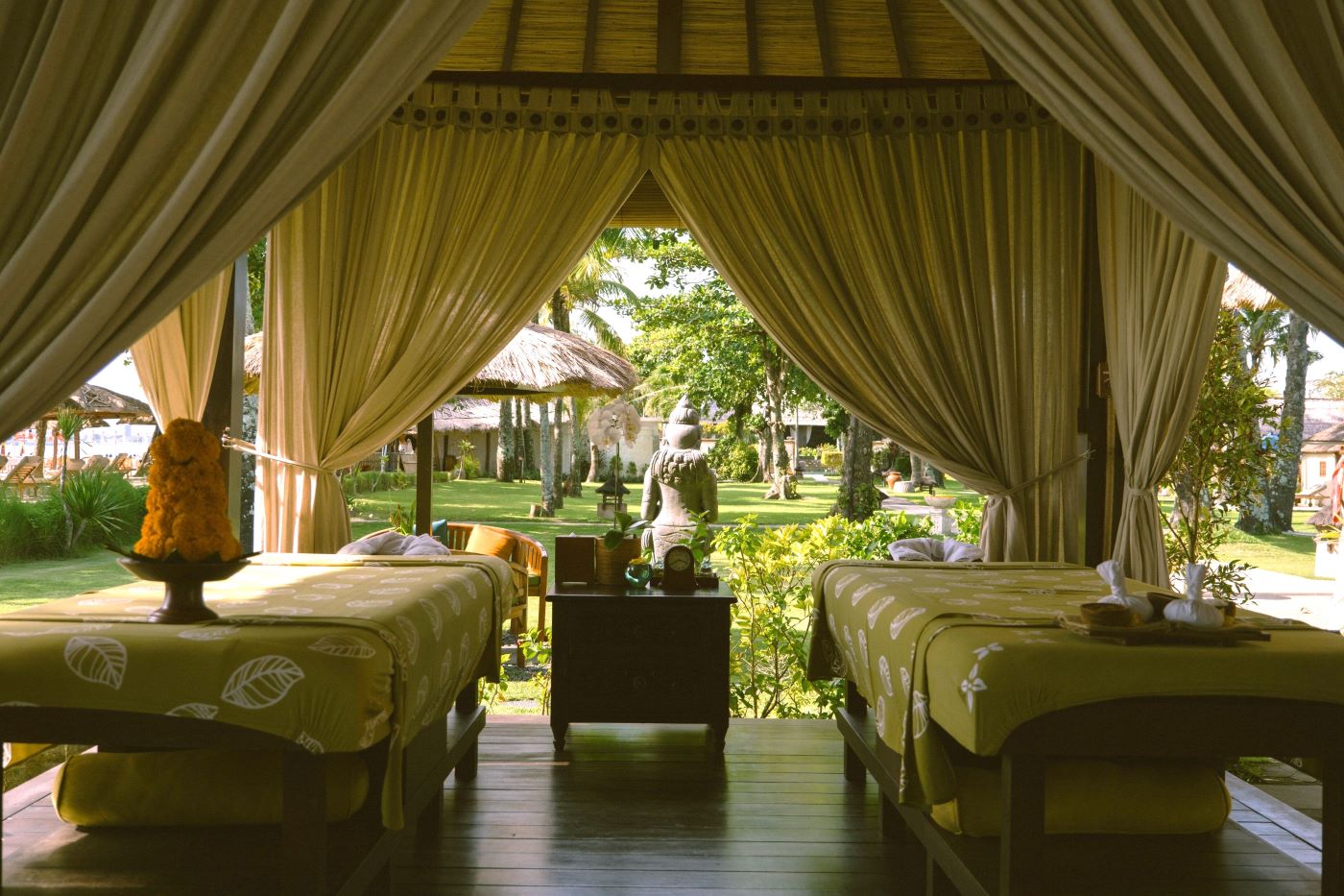 Spa cabana på Jimbaran Puri, A Belmond Hotel på Bali