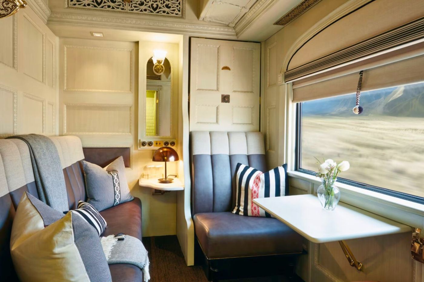 Twin Bed Cabin på Andean Explorer, A Belmond Train