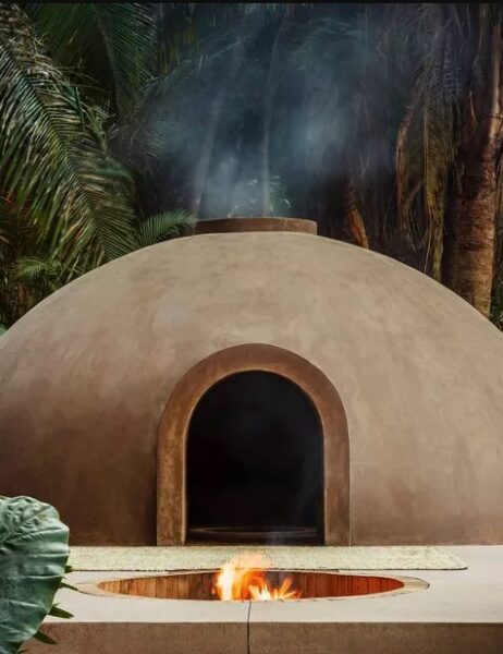 Temazcal - house of heat - i spaen på One&Only Mandarina, Mexico