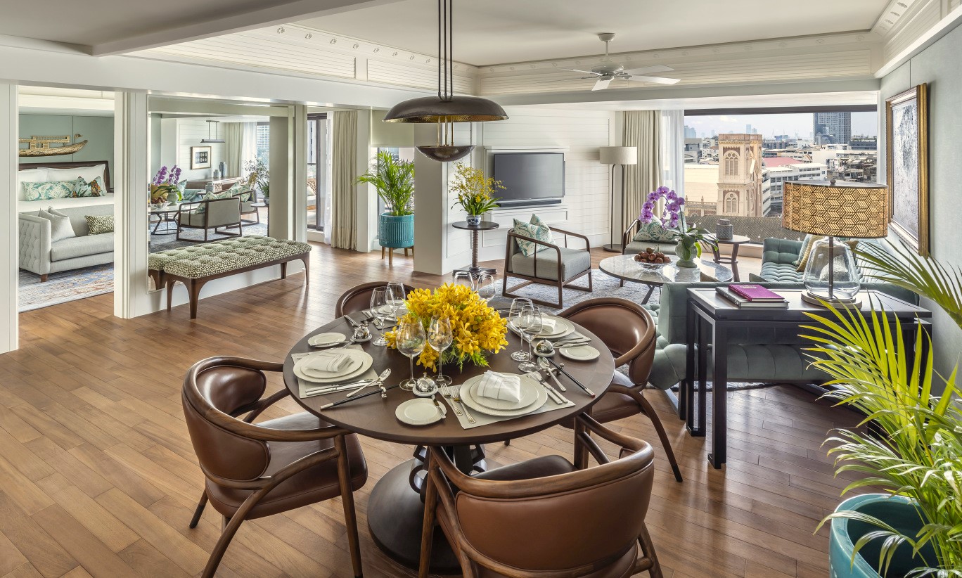 Junior Suite på Mandarin Oriental Bangkok, Thailand