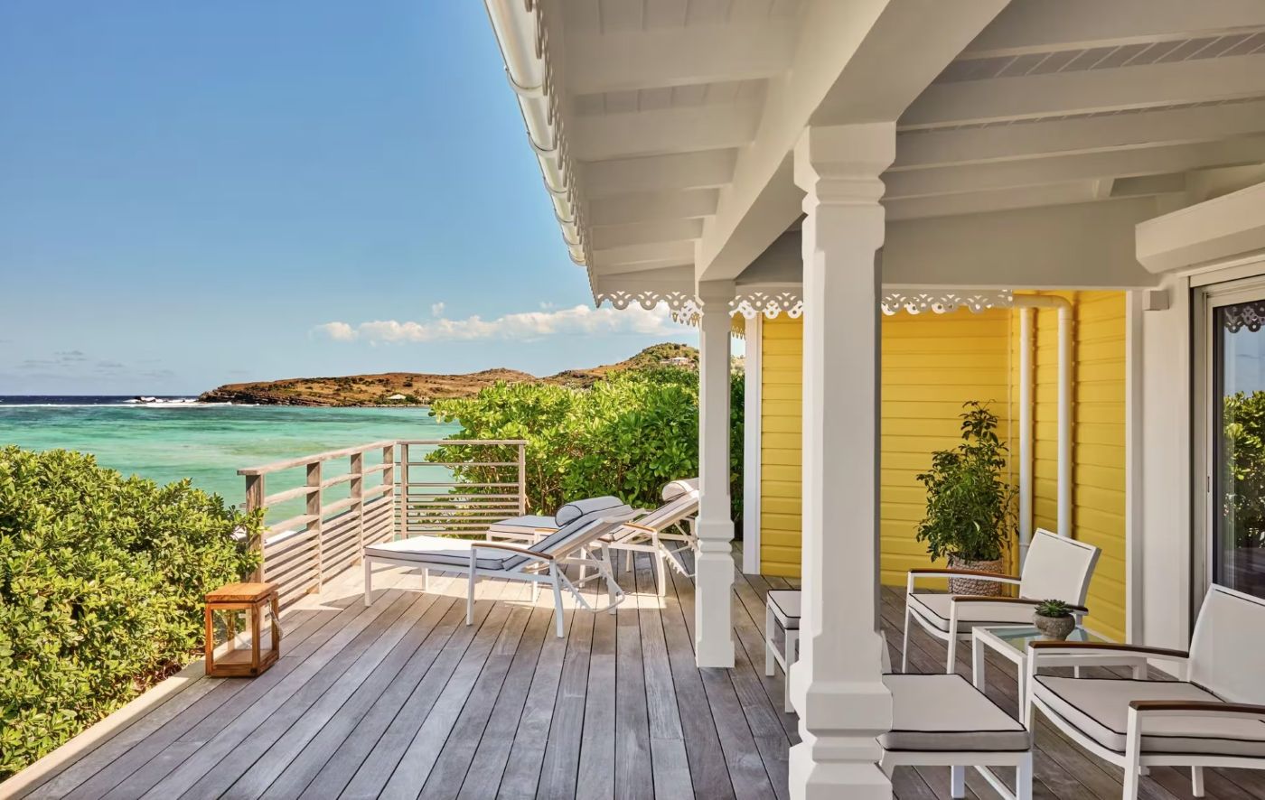 Ocean Cove Junior Suite på Rosewood Le Guanahani St. Barth, Caribien