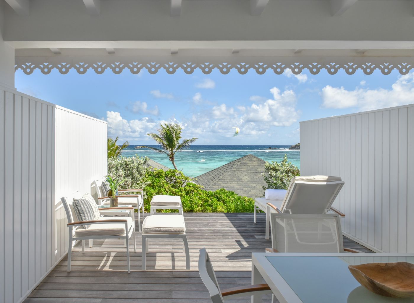 Ocean Cove Room på Rosewood Le Guanahani St. Barth, Caribien
