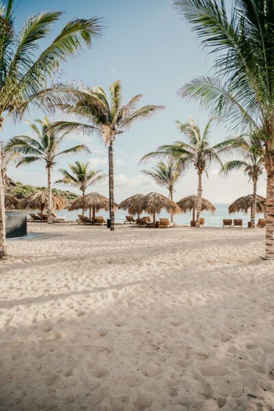 Stranden ved Rosewood Le Guanahani St. Barth, Caribien