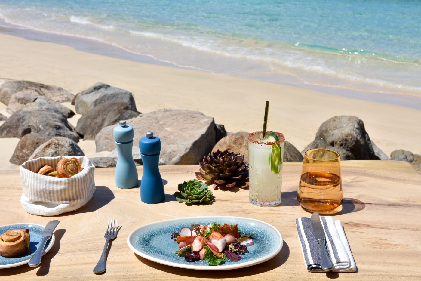 Restaurant Reef House på Rosewood Little Dix Bay, Virgin Gorda, Caribien