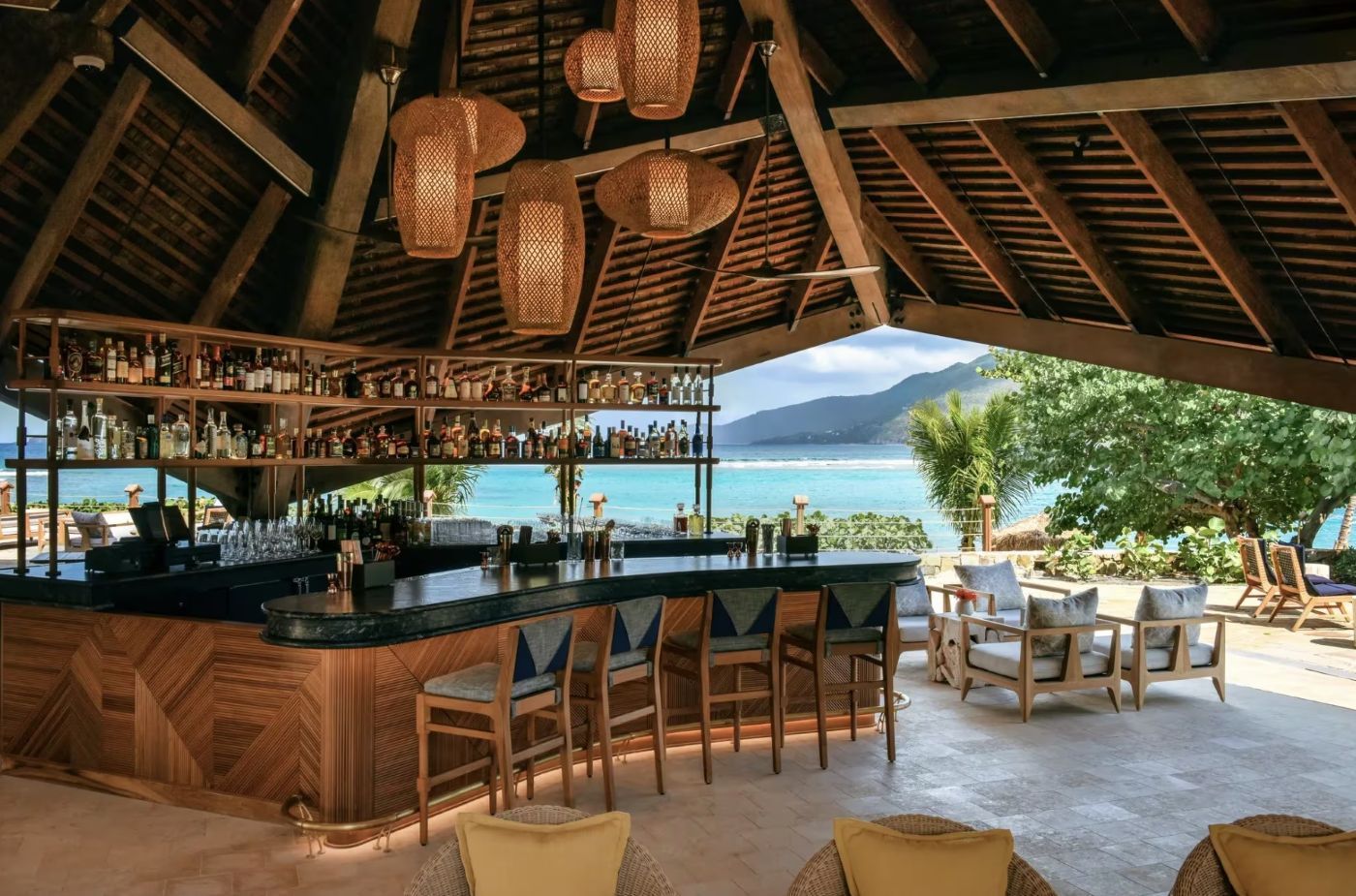 Rum House på Rosewood Little Dix Bay, Virgin Gorda, Caribien