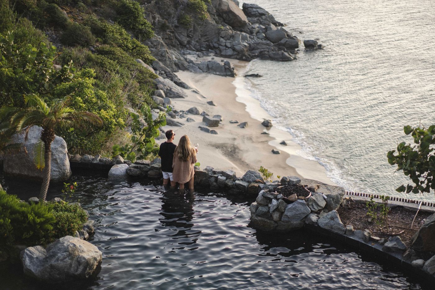 Poolen i Villa Katsura på Rosewood Little Dix Bay, Virgin Gorda, Caribien