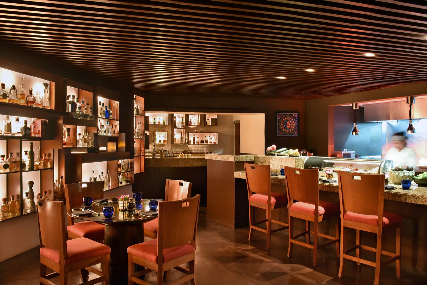 Restauranten Agave Azul på Rosewood Mayakoba, Mexico